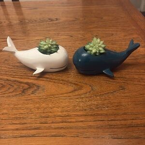 CB2 Whale Tealight Candle Holder